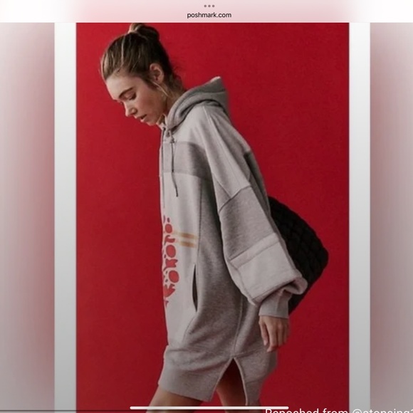 Free People Movement Hoodie Long XS NWOT - Picture 2 of 9